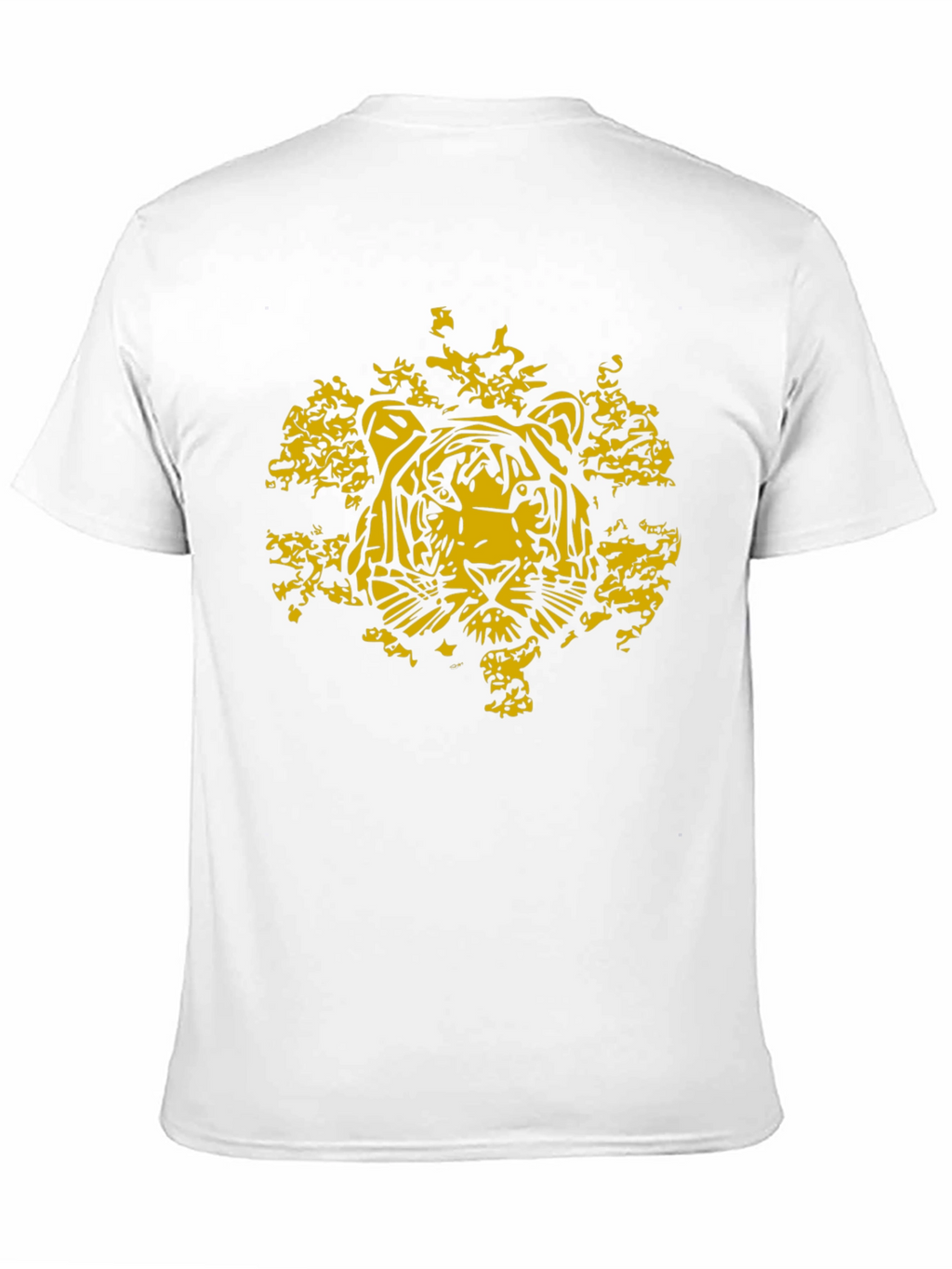 Tiger Graphic Tee - Stylish Mens Black T-Shirt
