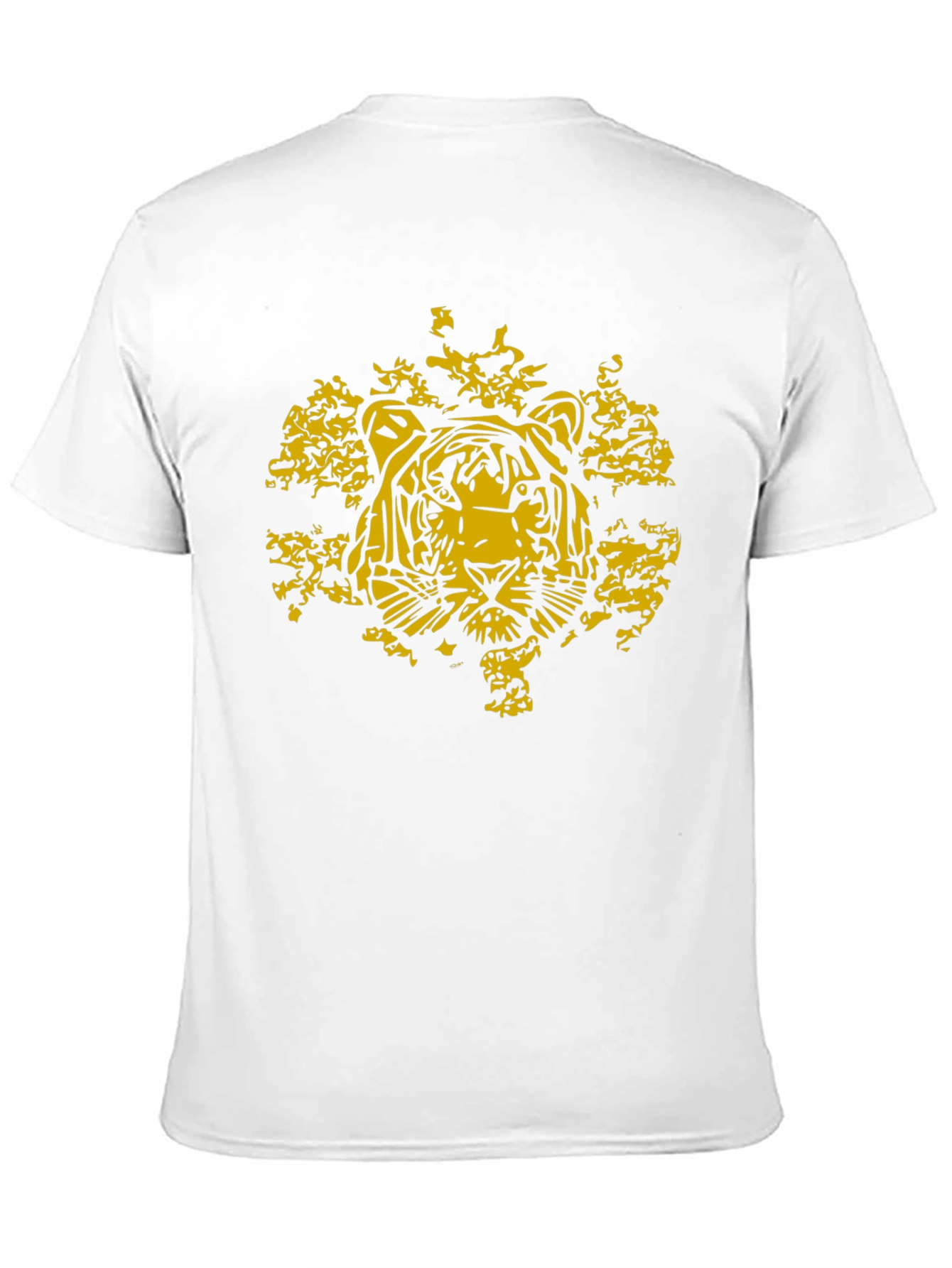 Tiger Graphic Tee - Stylish Mens Black T-Shirt