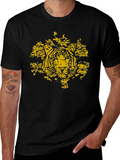Tiger Graphic Tee - Stylish Mens Black T-Shirt