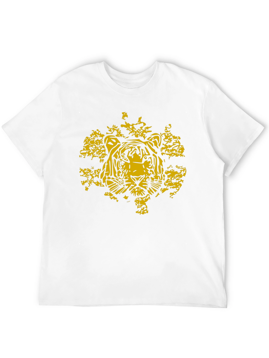 Tiger Graphic Tee - Stylish Mens Black T-Shirt