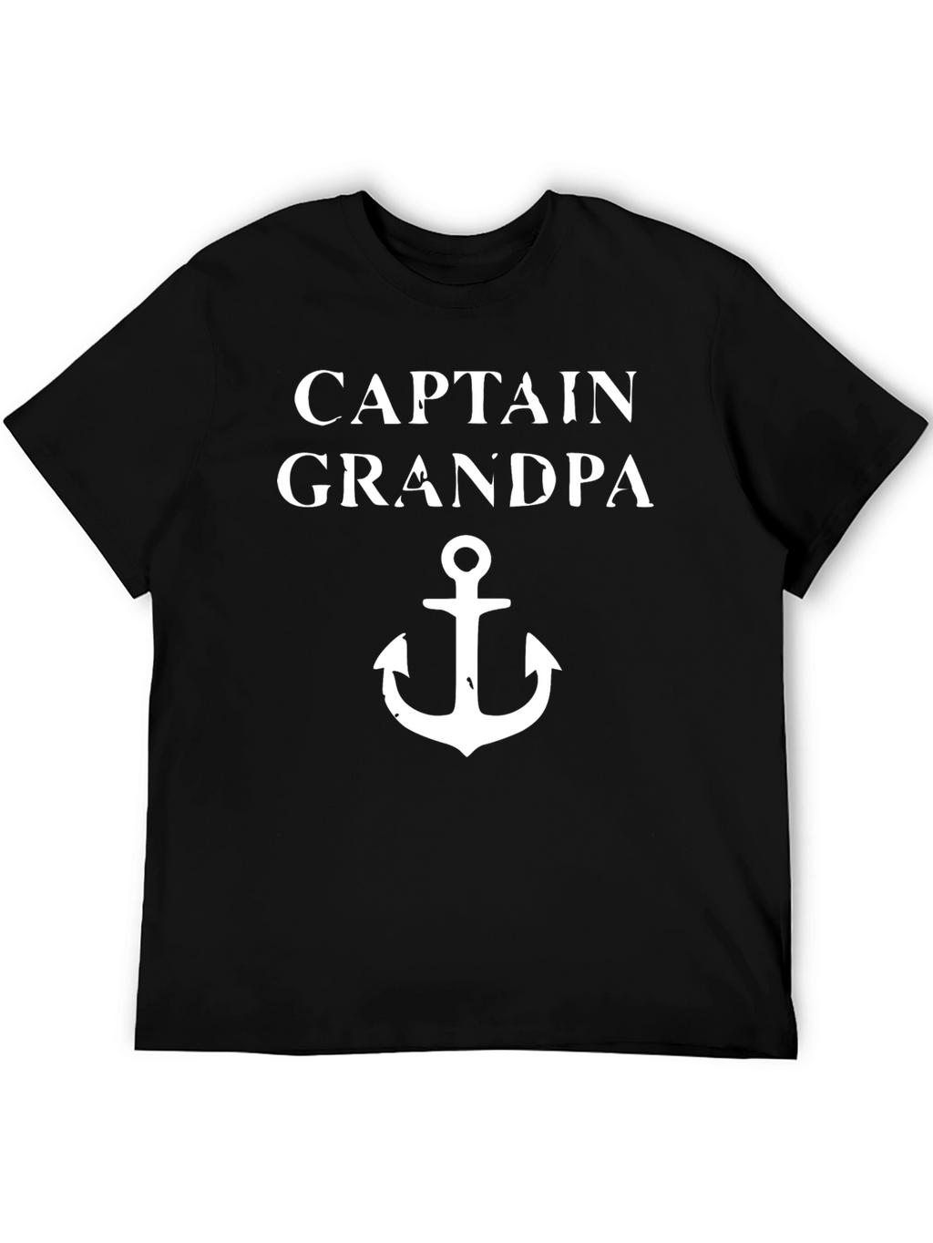 Captain Grandpa Anchor T-Shirt - Novelty Gift