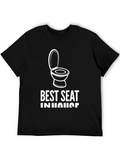 Best Seat In The House Toilet Humor T-Shirt
