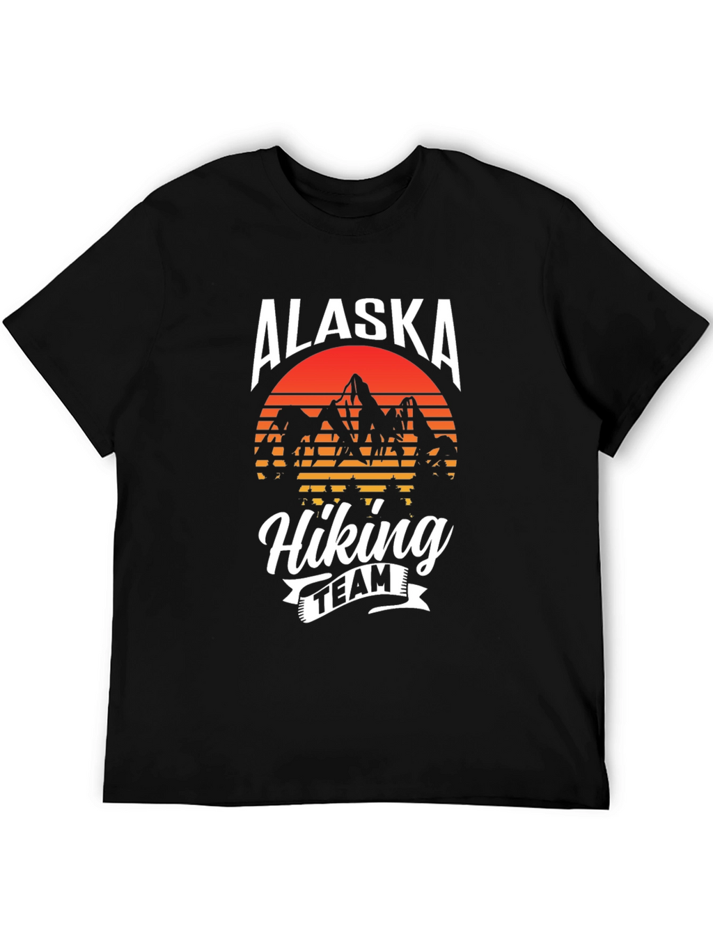 Alaska Hiking Team Graphic Tee - Black