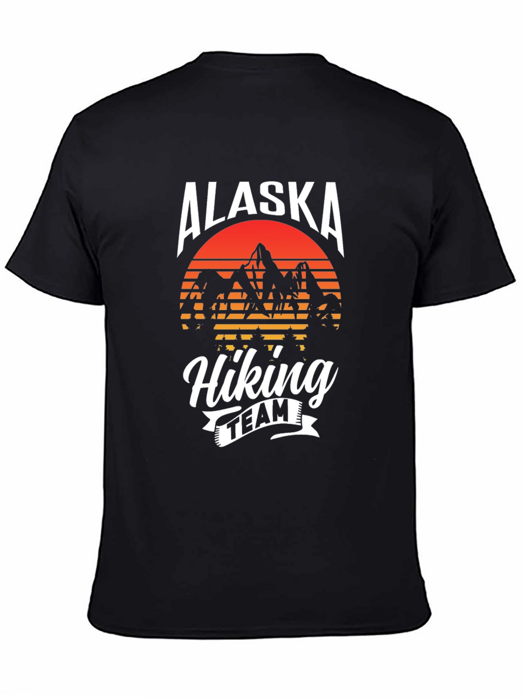 Alaska Hiking Team Graphic Tee - Black