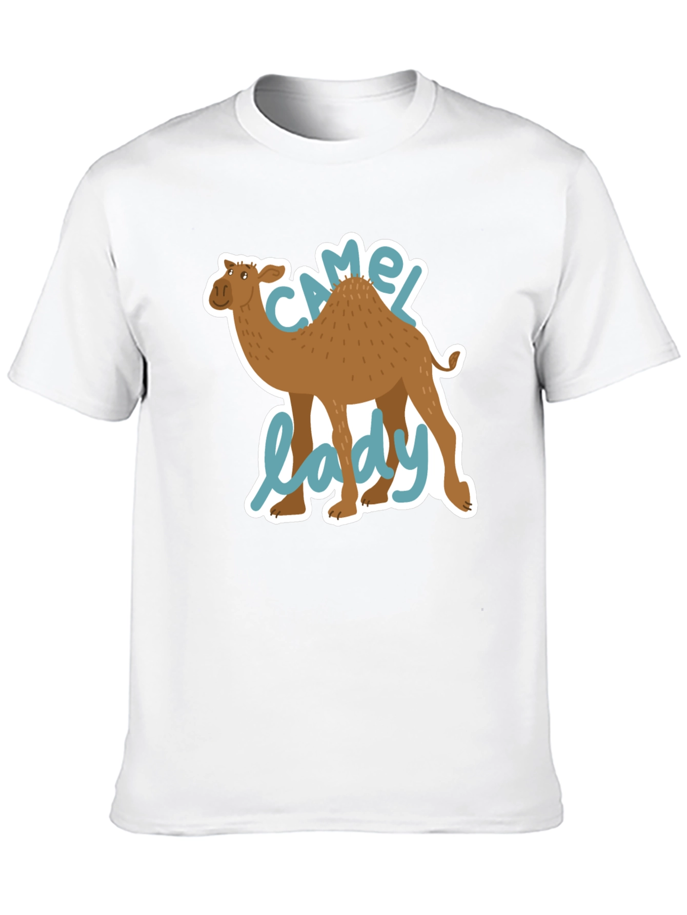 Camel Lady Graphic Tee - Unisex Short Sleeve Shirt