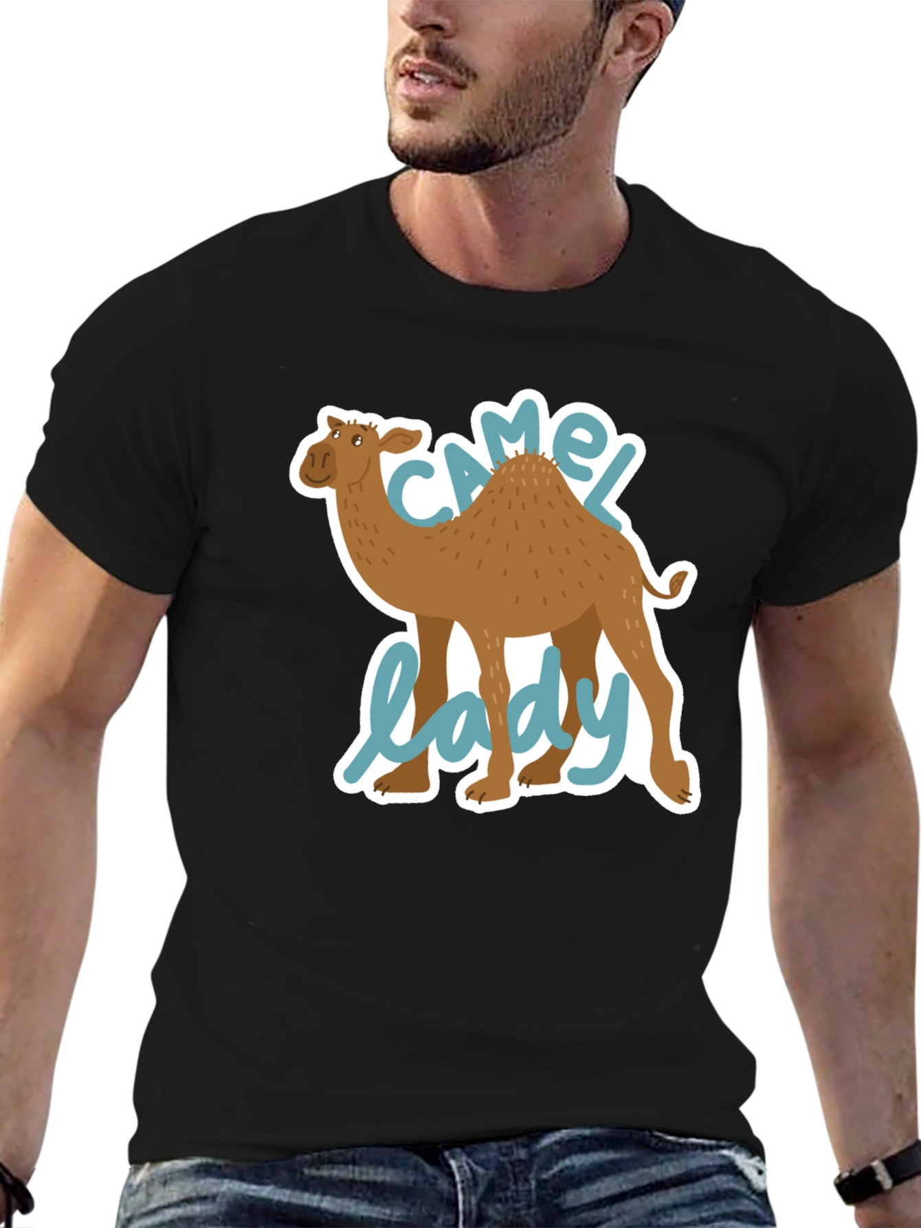 Camel Lady Graphic Tee - Unisex Short Sleeve Shirt