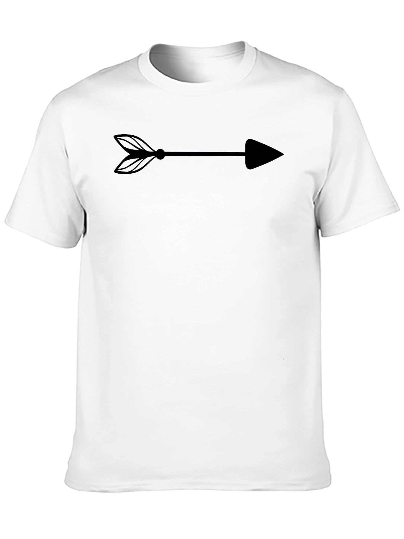 Mens Black Arrow Graphic T-Shirt