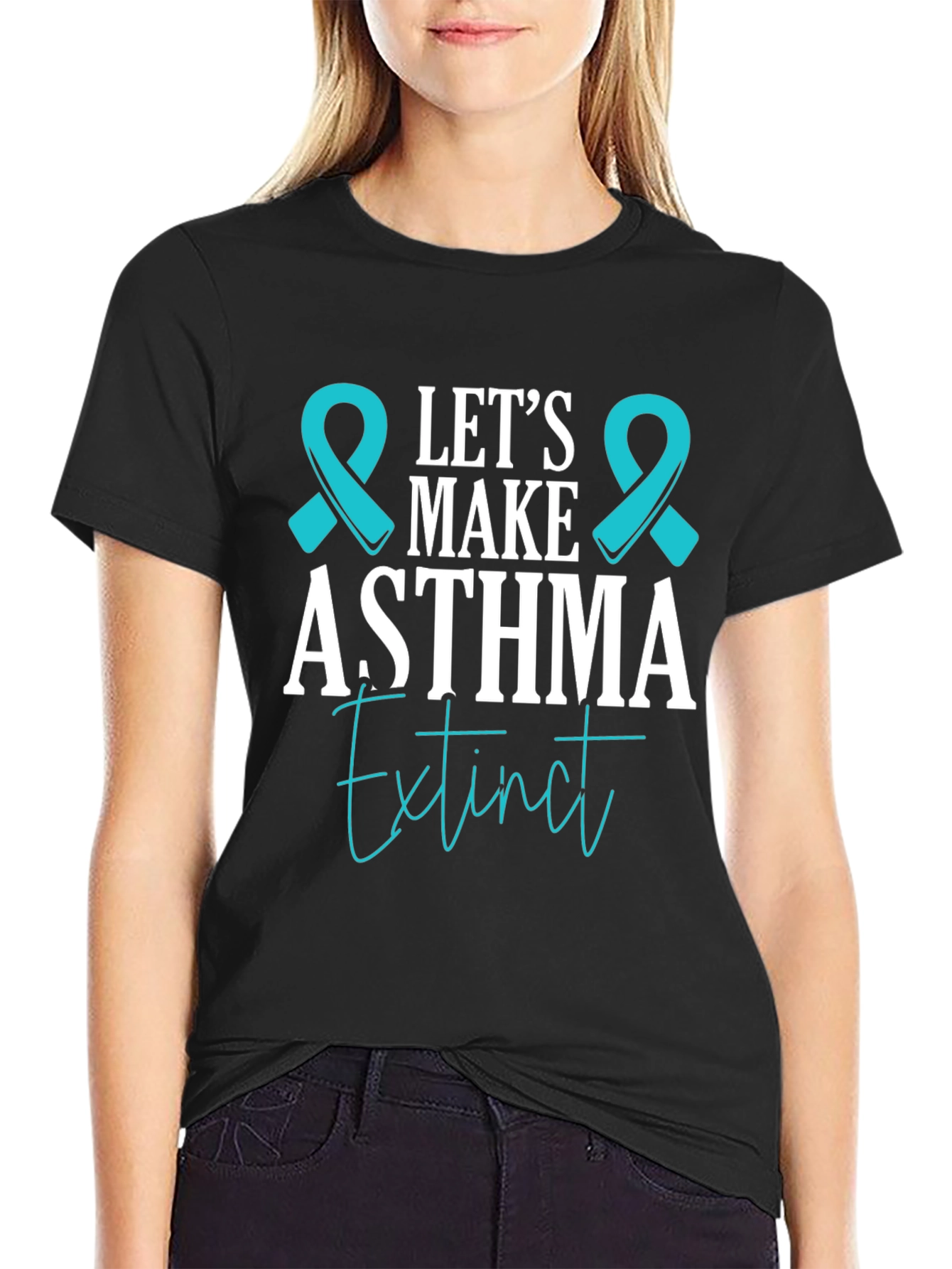 Lets Make Asthma Extinct Awareness T-Shirt