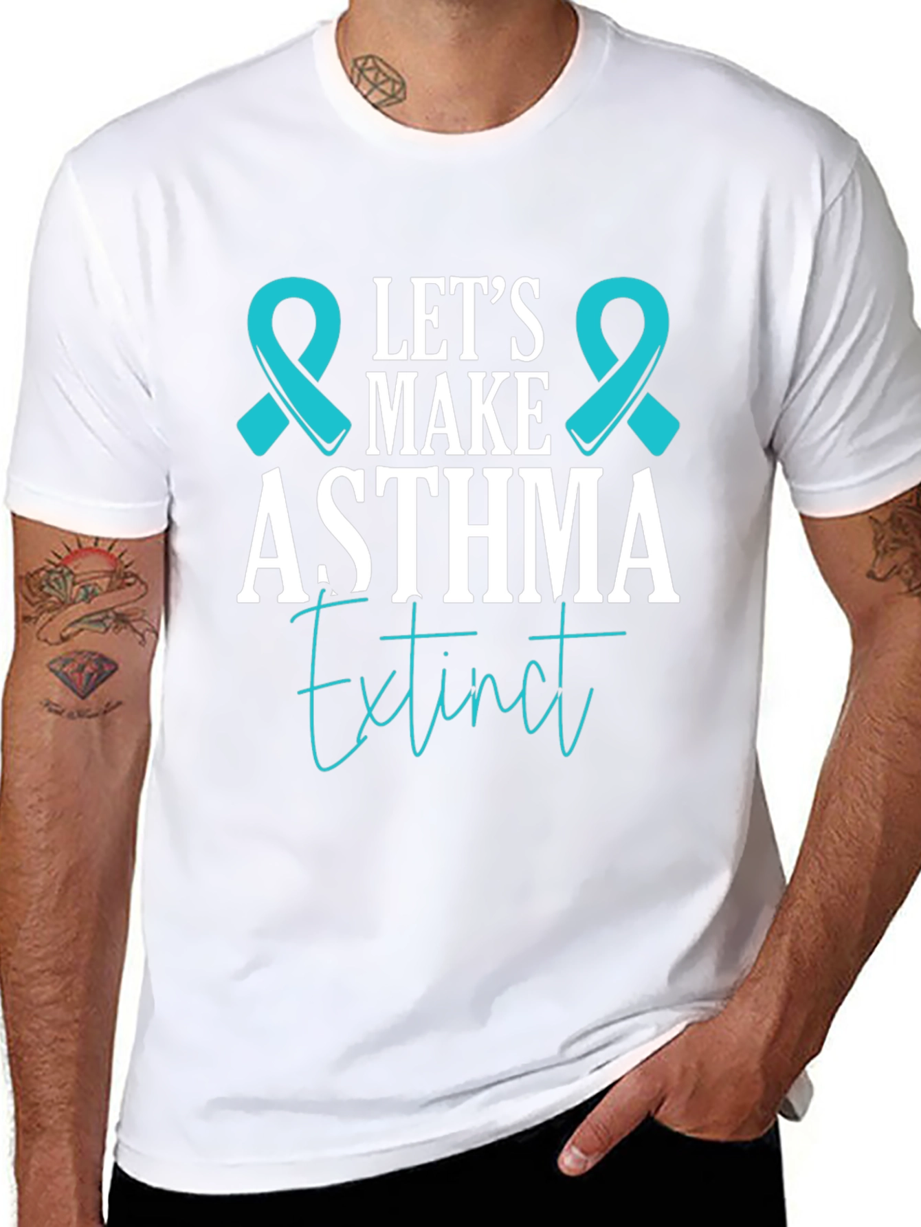 Lets Make Asthma Extinct Awareness T-Shirt