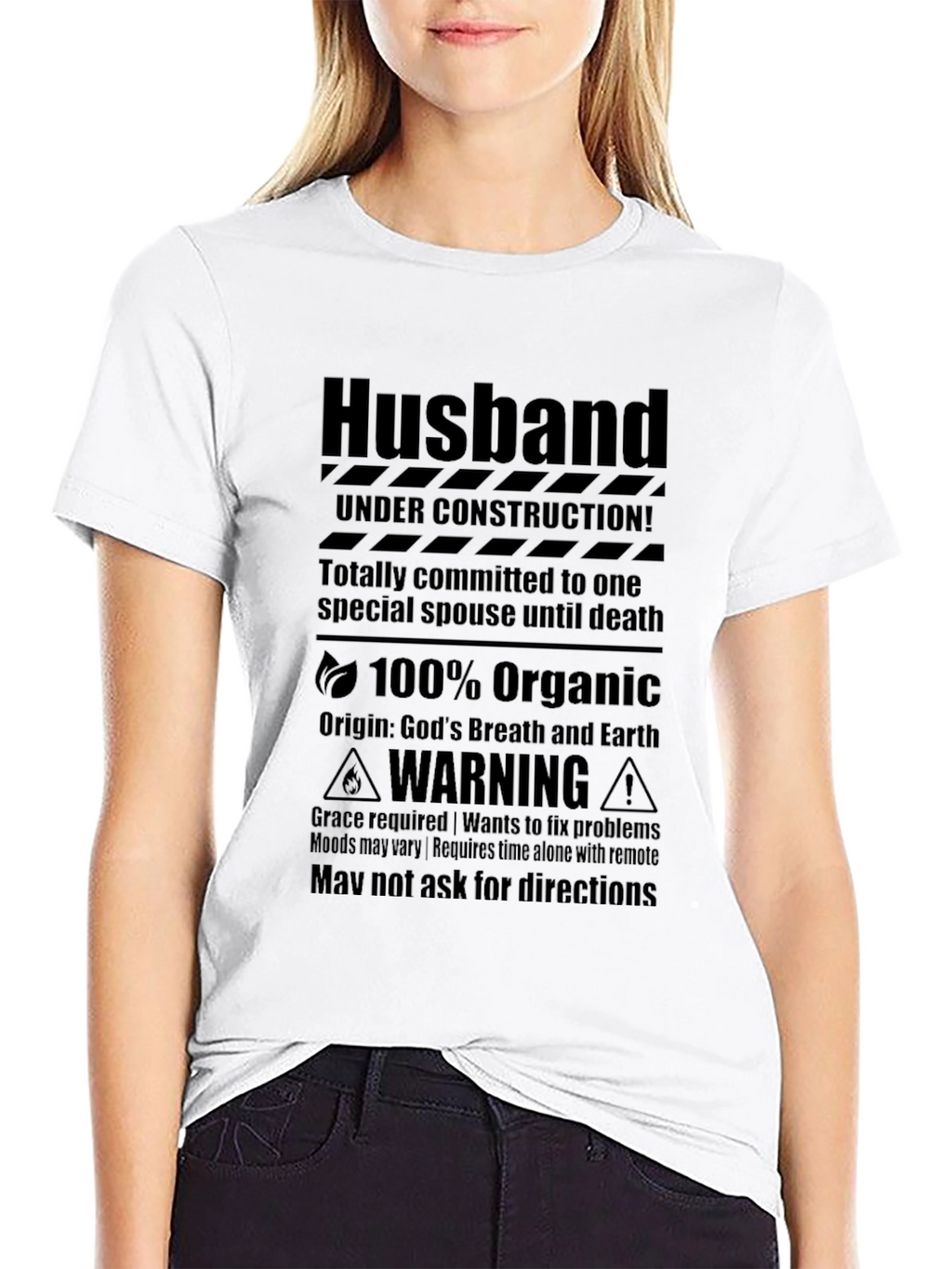 Husband Under Construction Graphic T-Shirt