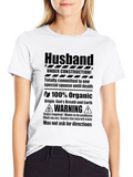 Husband Under Construction Graphic T-Shirt