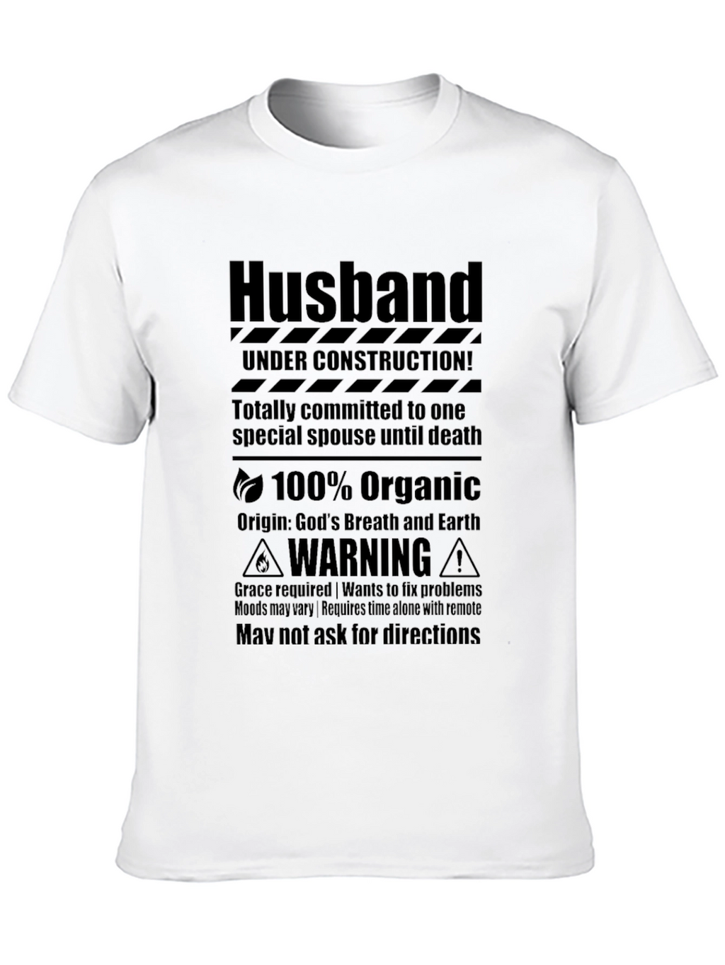Husband Under Construction Graphic T-Shirt