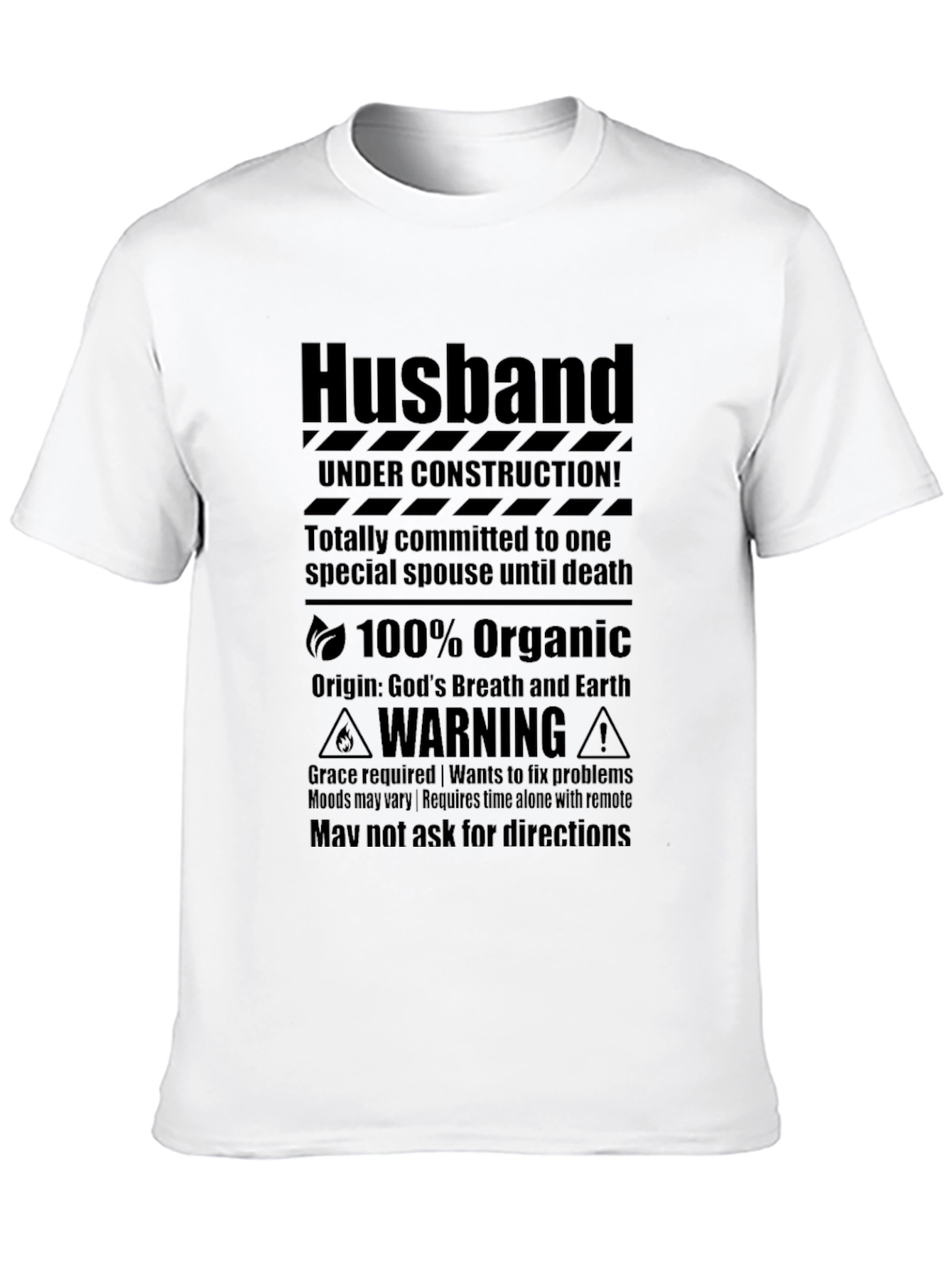 Husband Under Construction Graphic T-Shirt