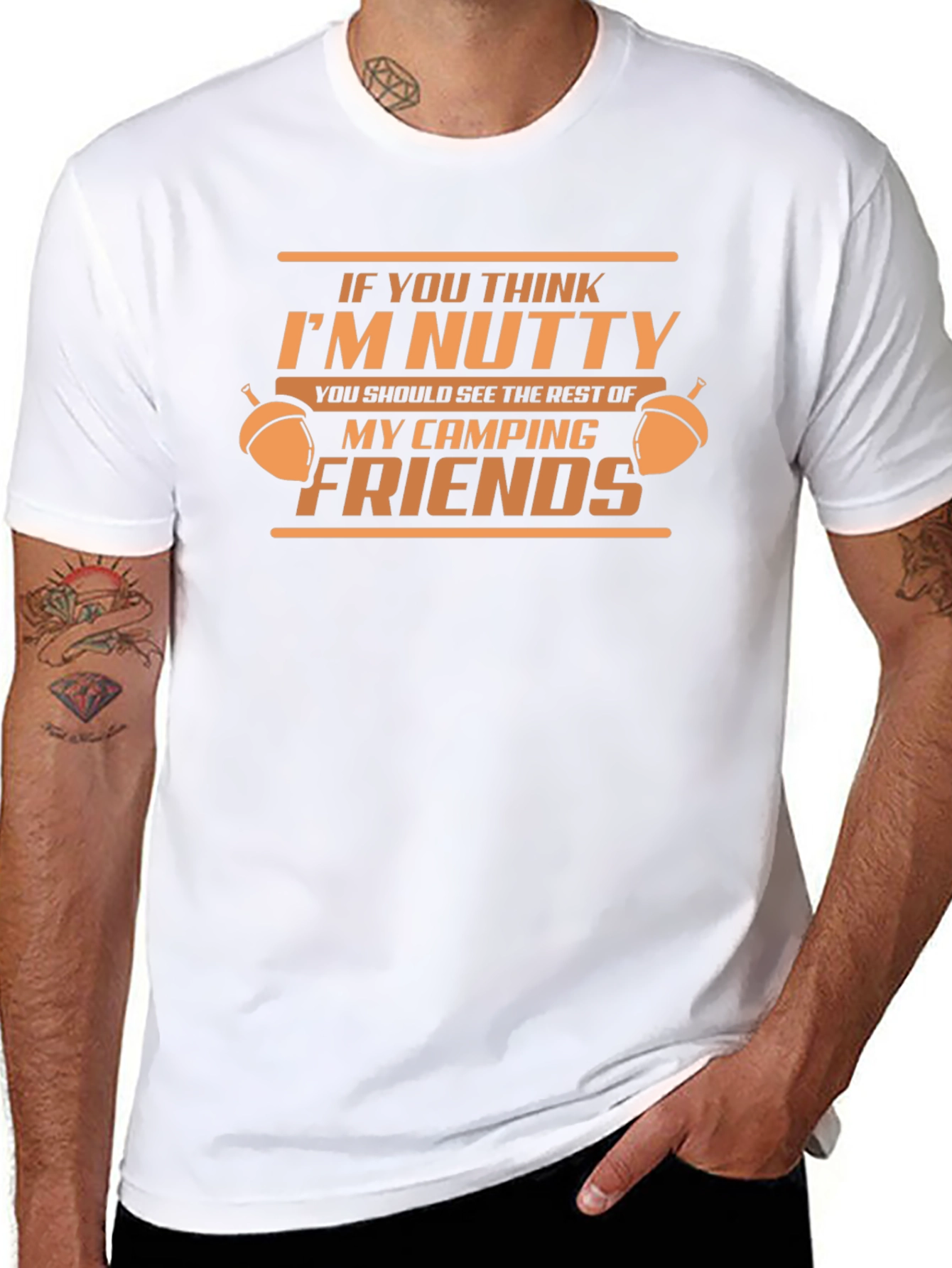 Nutty Camping Friends Graphic Tee