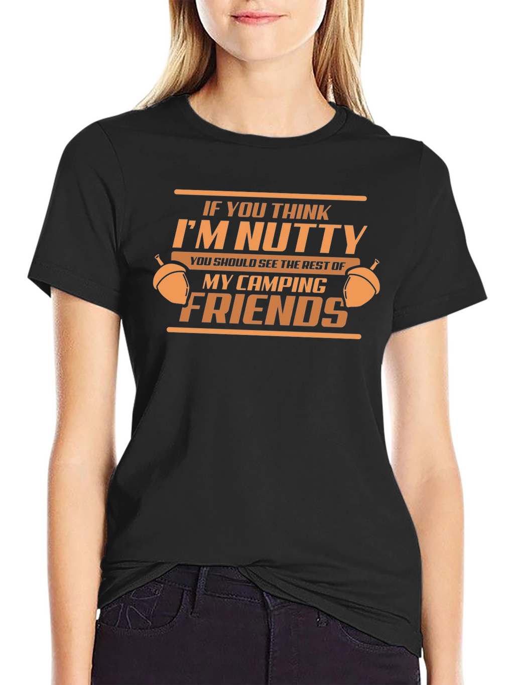 Nutty Camping Friends Graphic Tee