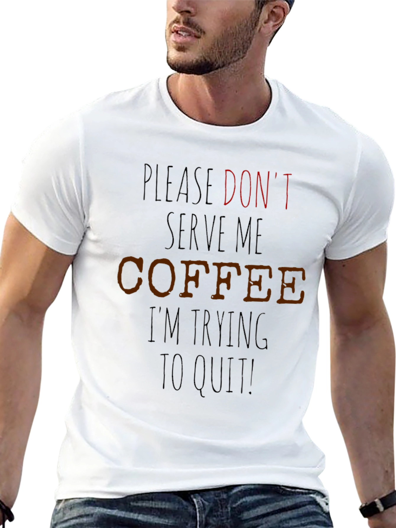 Coffee Quit T-Shirt - Funny Sarcastic Tee