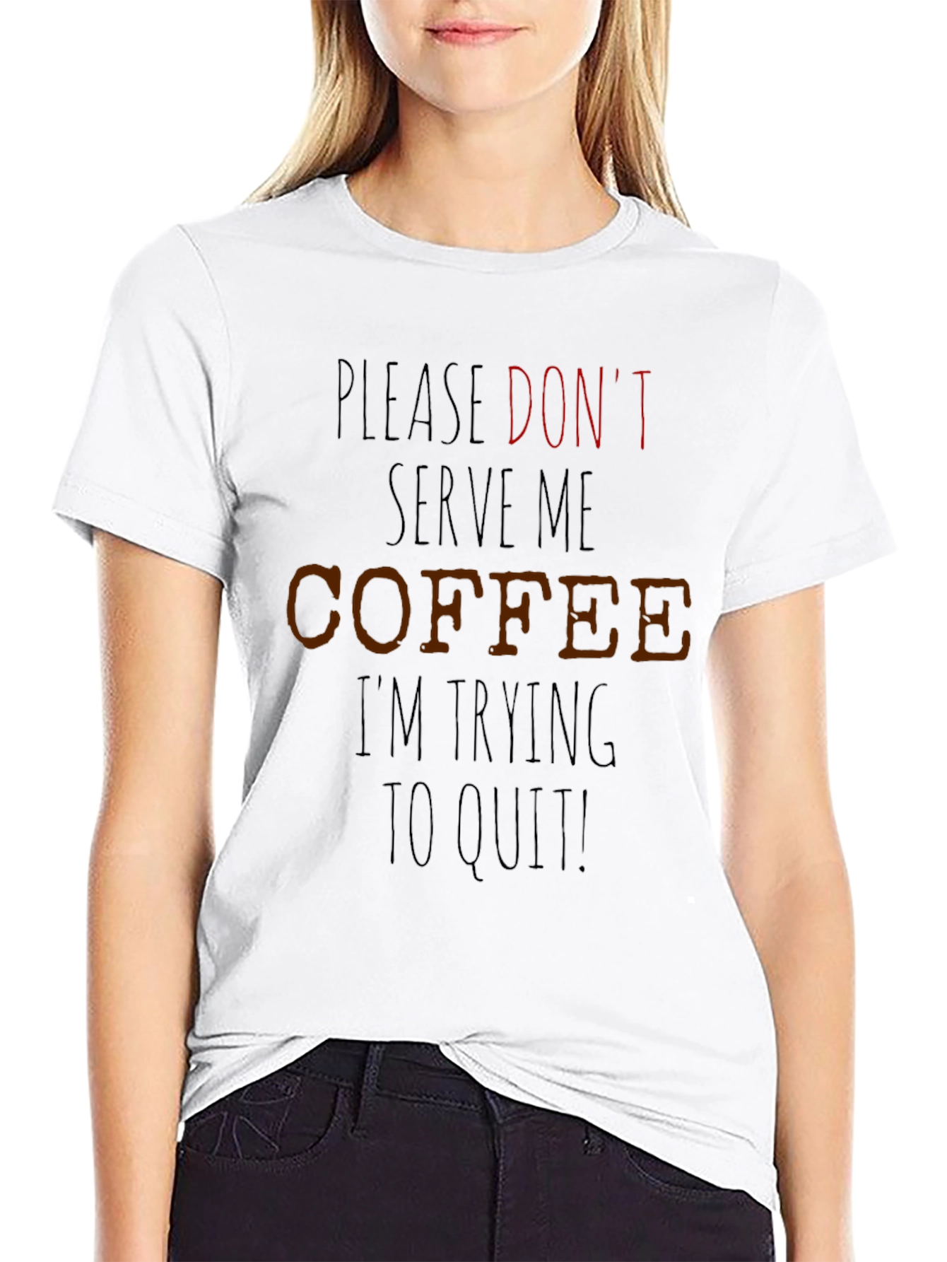 Coffee Quit T-Shirt - Funny Sarcastic Tee