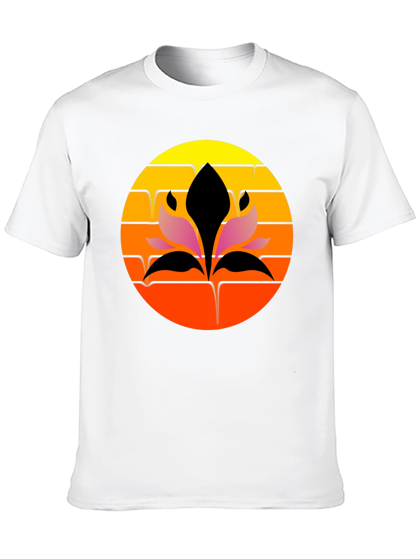 Sunset Lotus Graphic Tee - Stylish Comfort