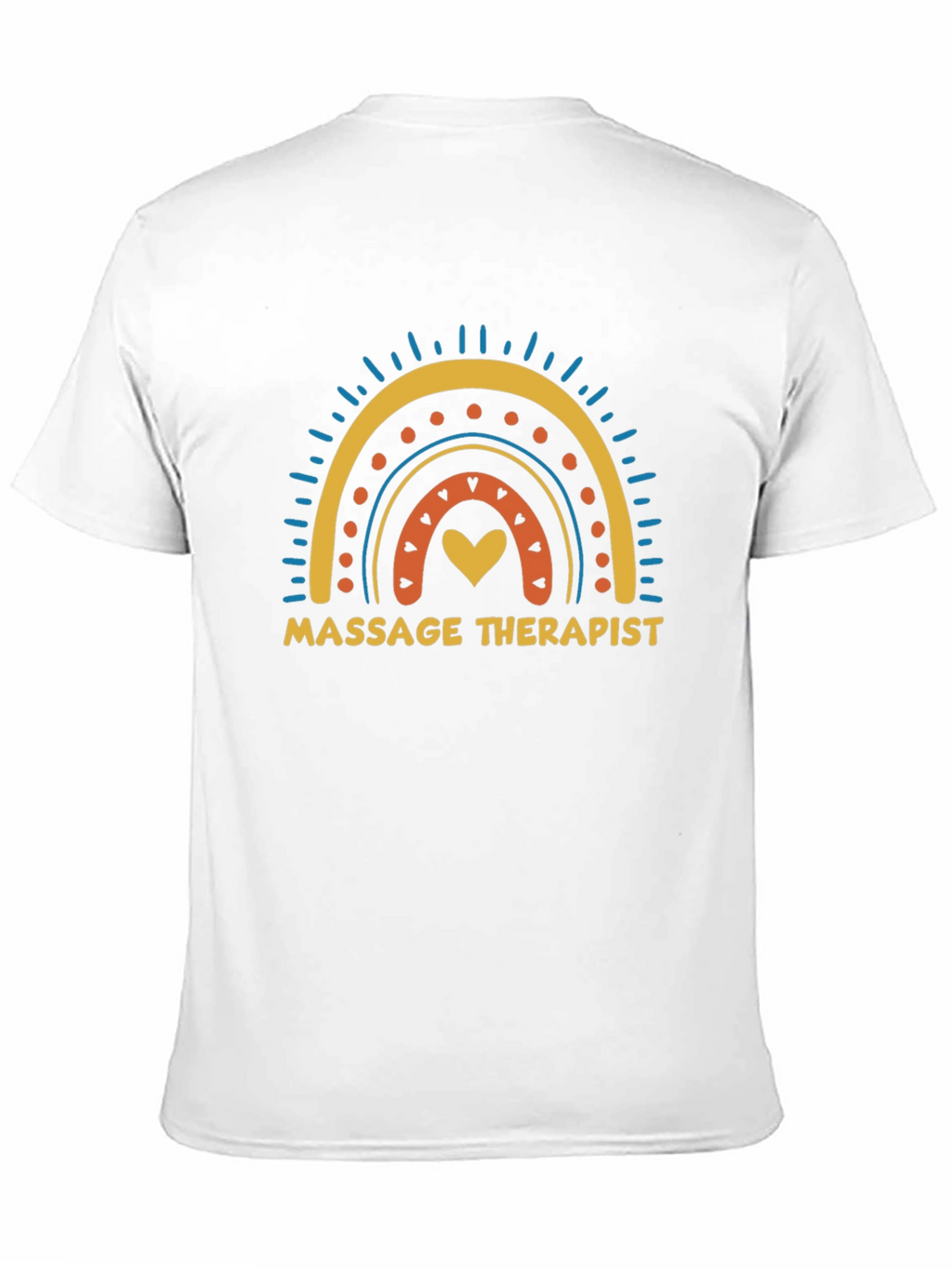 Massage Therapist Rainbow Graphic Tee