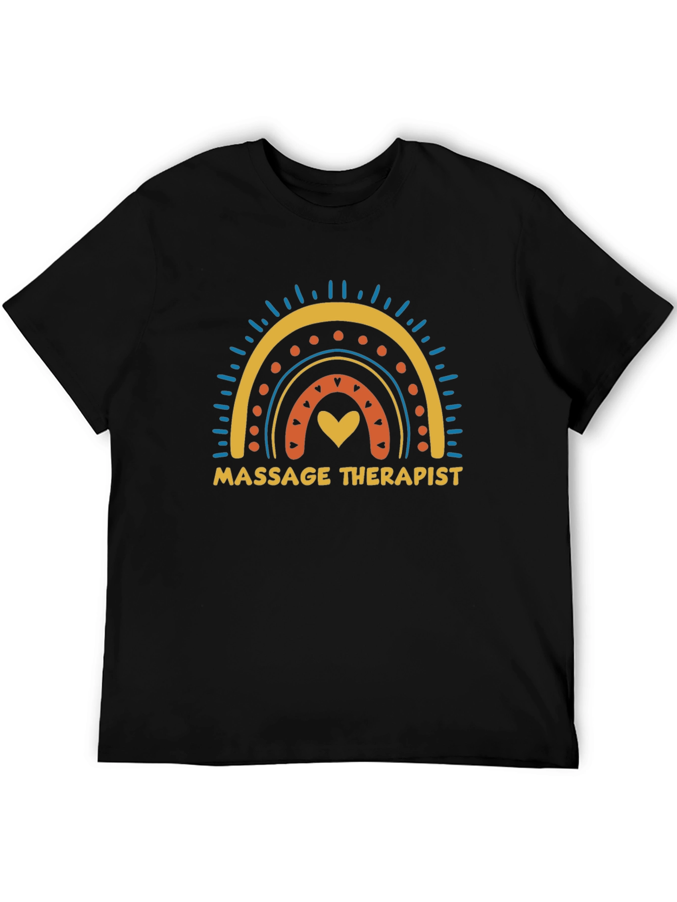 Massage Therapist Rainbow Graphic Tee