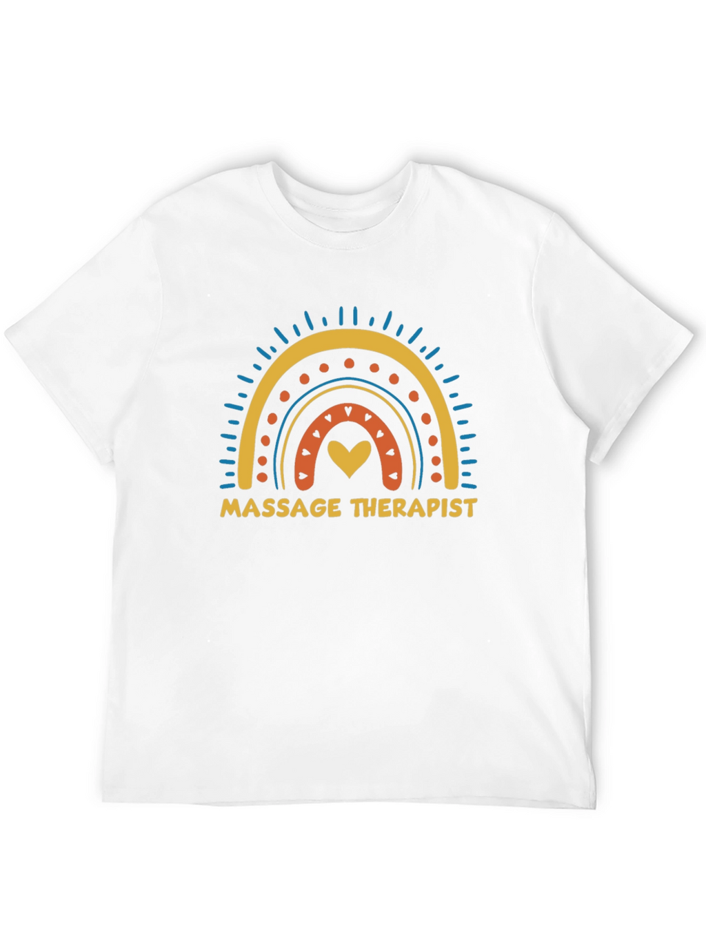Massage Therapist Rainbow Graphic Tee