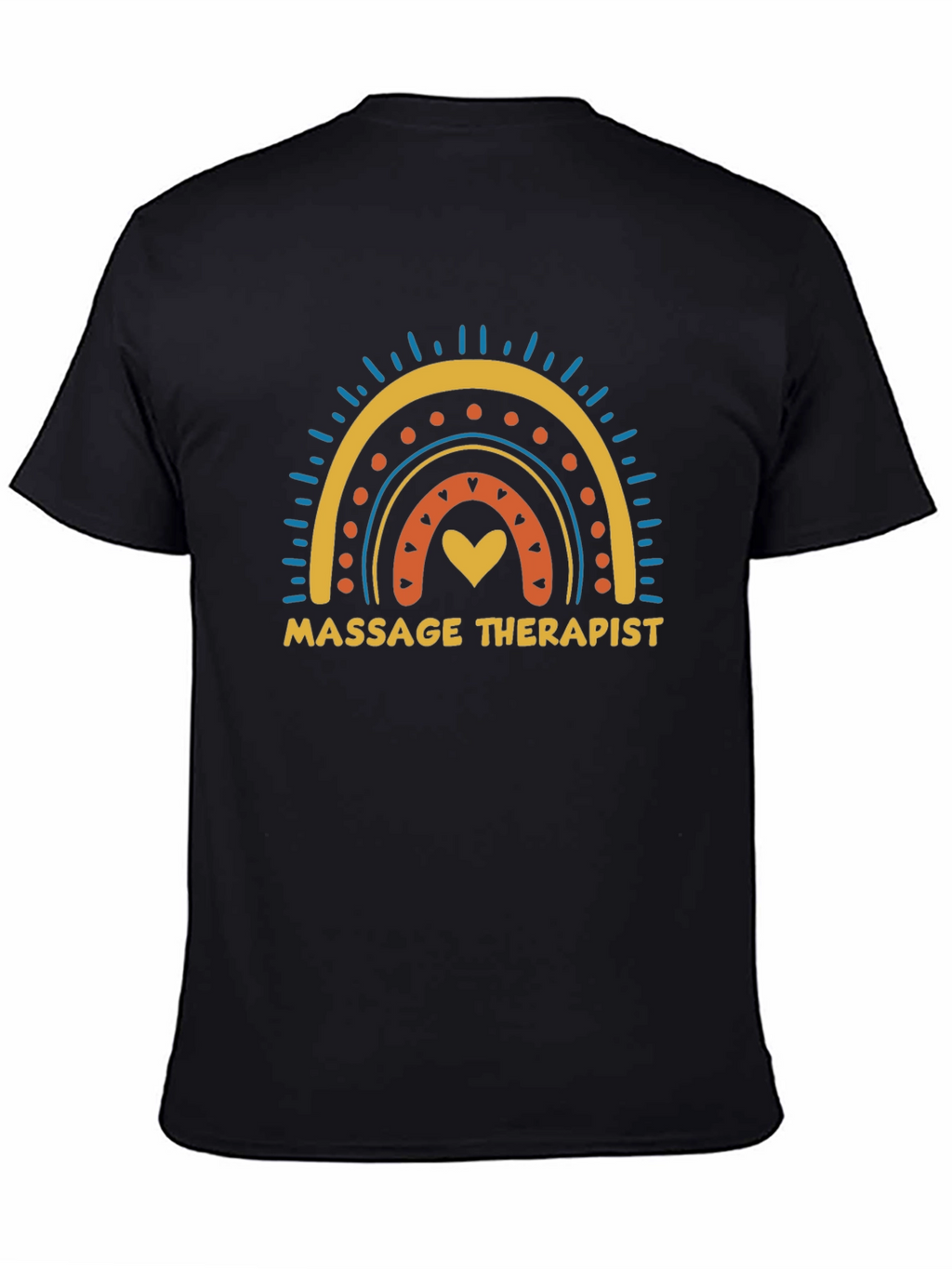 Massage Therapist Rainbow Graphic Tee