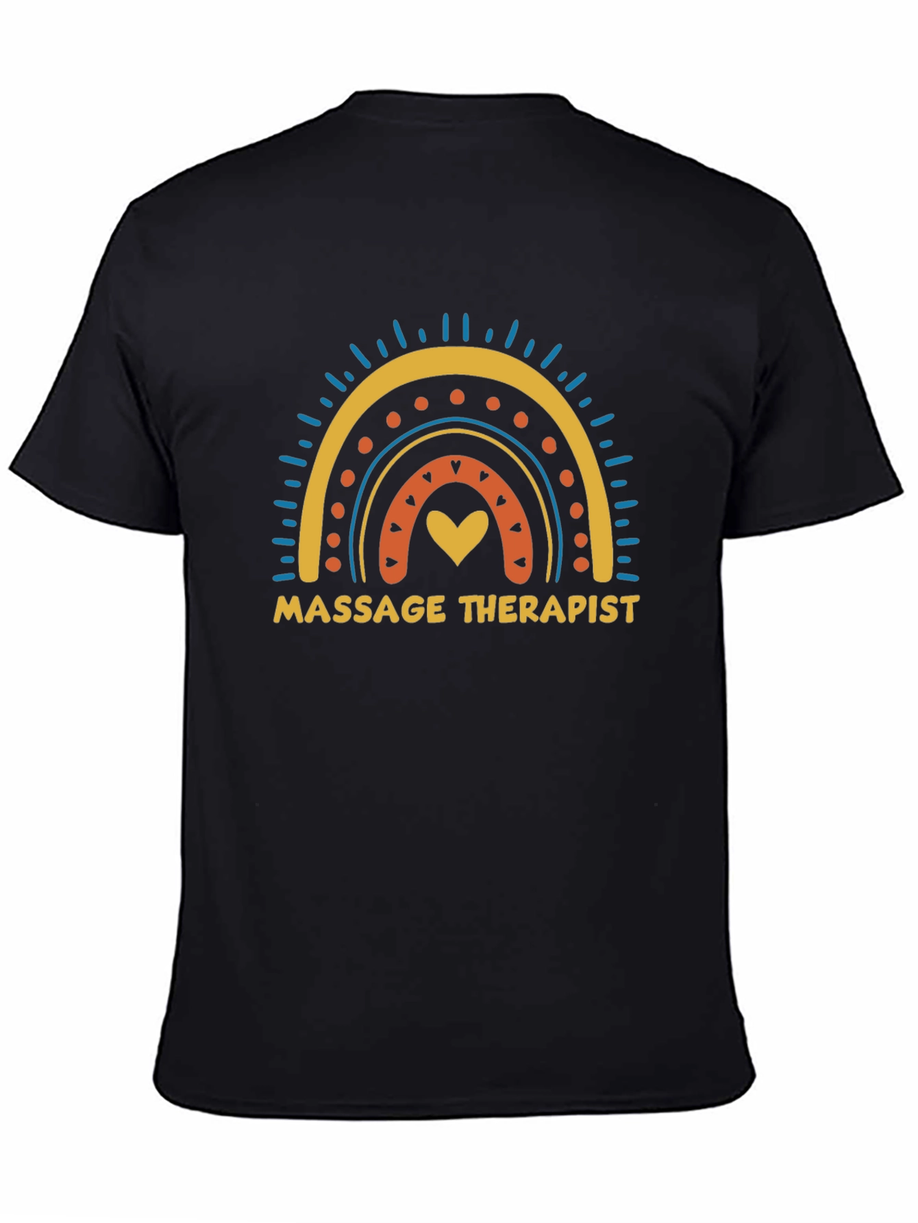 Massage Therapist Rainbow Graphic Tee