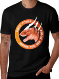 Check Yoself Rex Dinosaur Graphic Tee