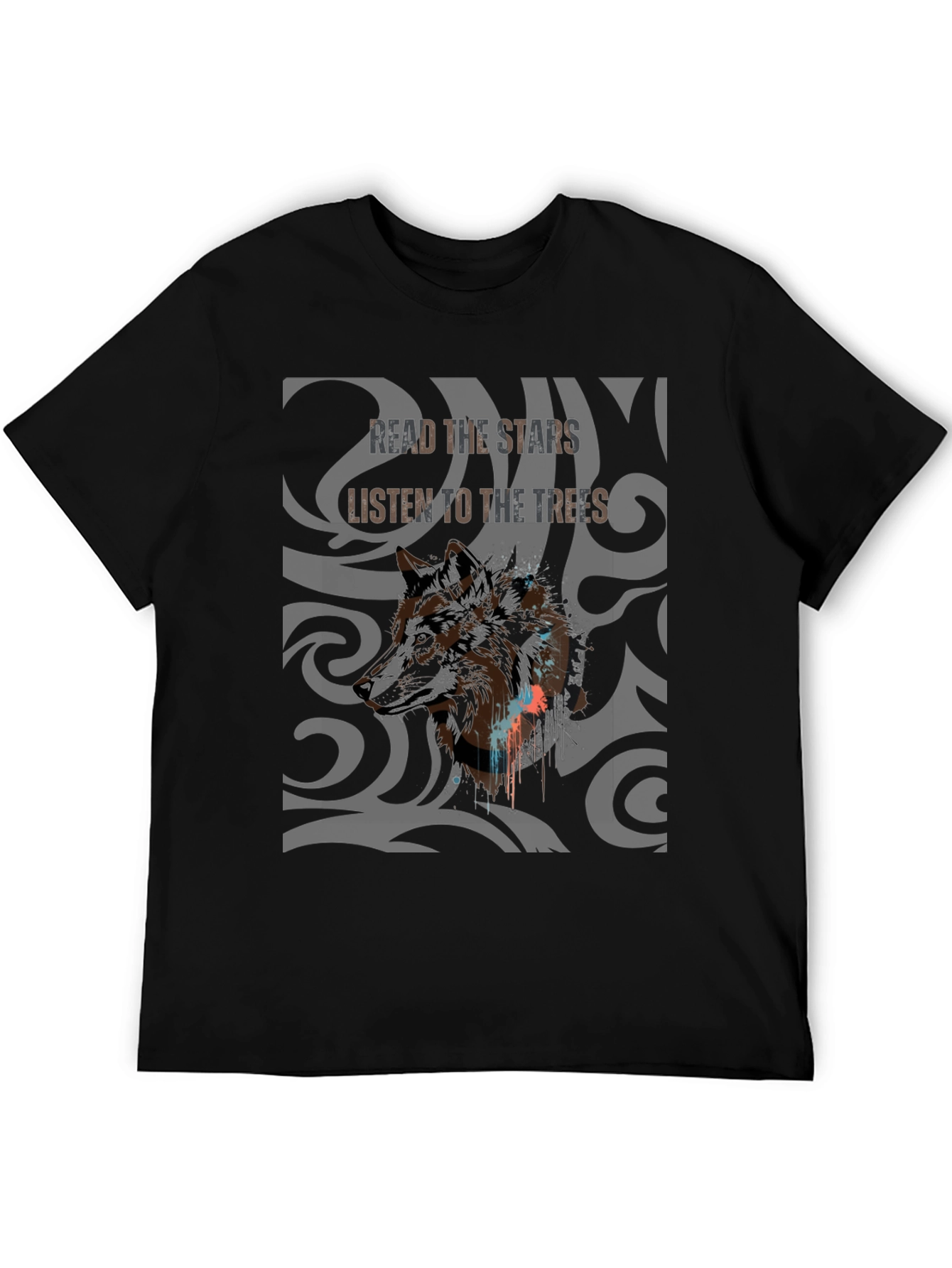 Wolf Spirit Graphic Tee - Read The Stars