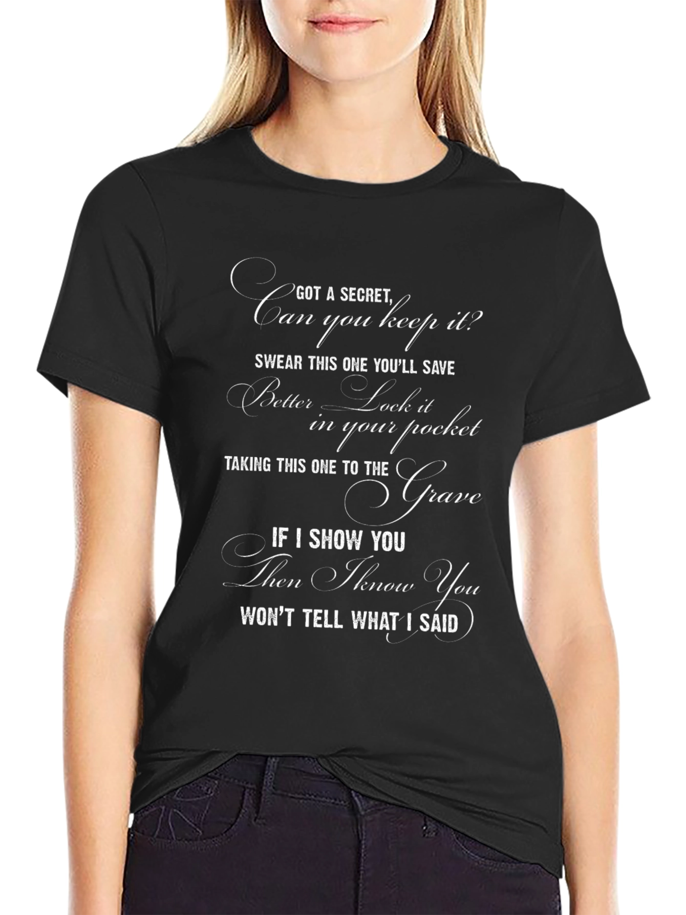 Secret Poem Graphic Tee - Keep it Safe!
