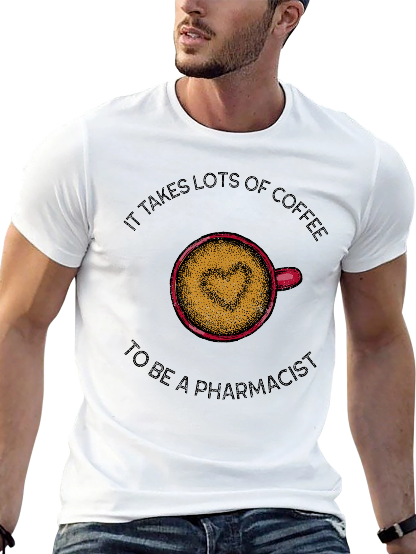 Coffee Lover Pharmacist T-Shirt