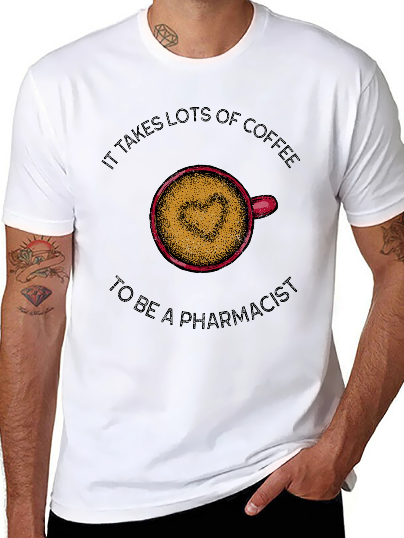 Coffee Lover Pharmacist T-Shirt
