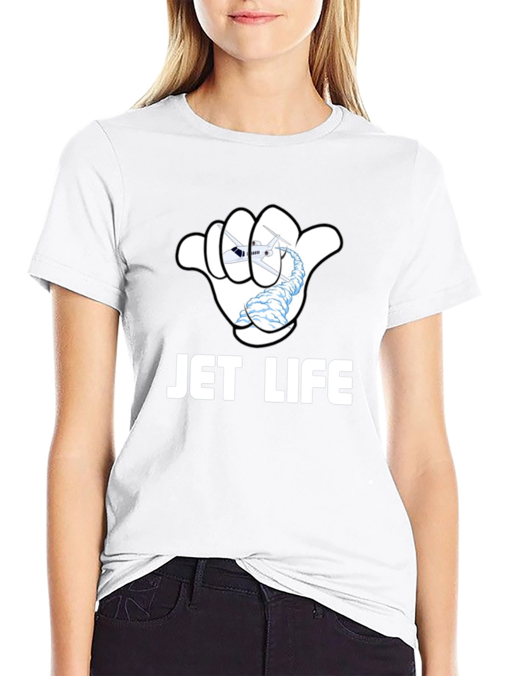 Jet Life T-Shirt - Aviation Hang Loose Design