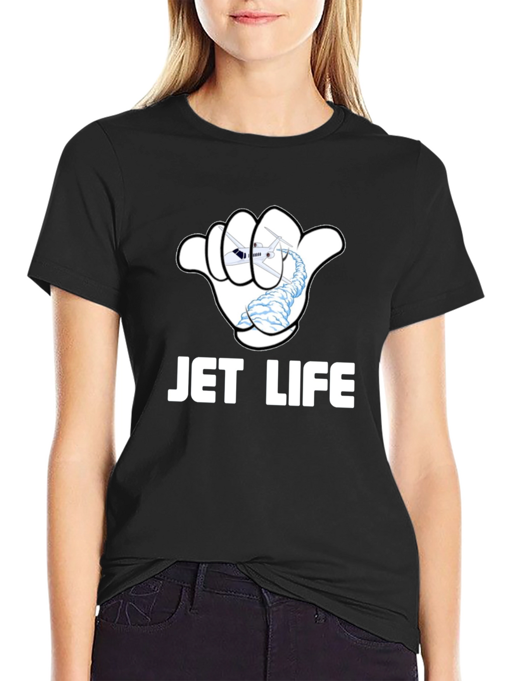 Jet Life T-Shirt - Aviation Hang Loose Design