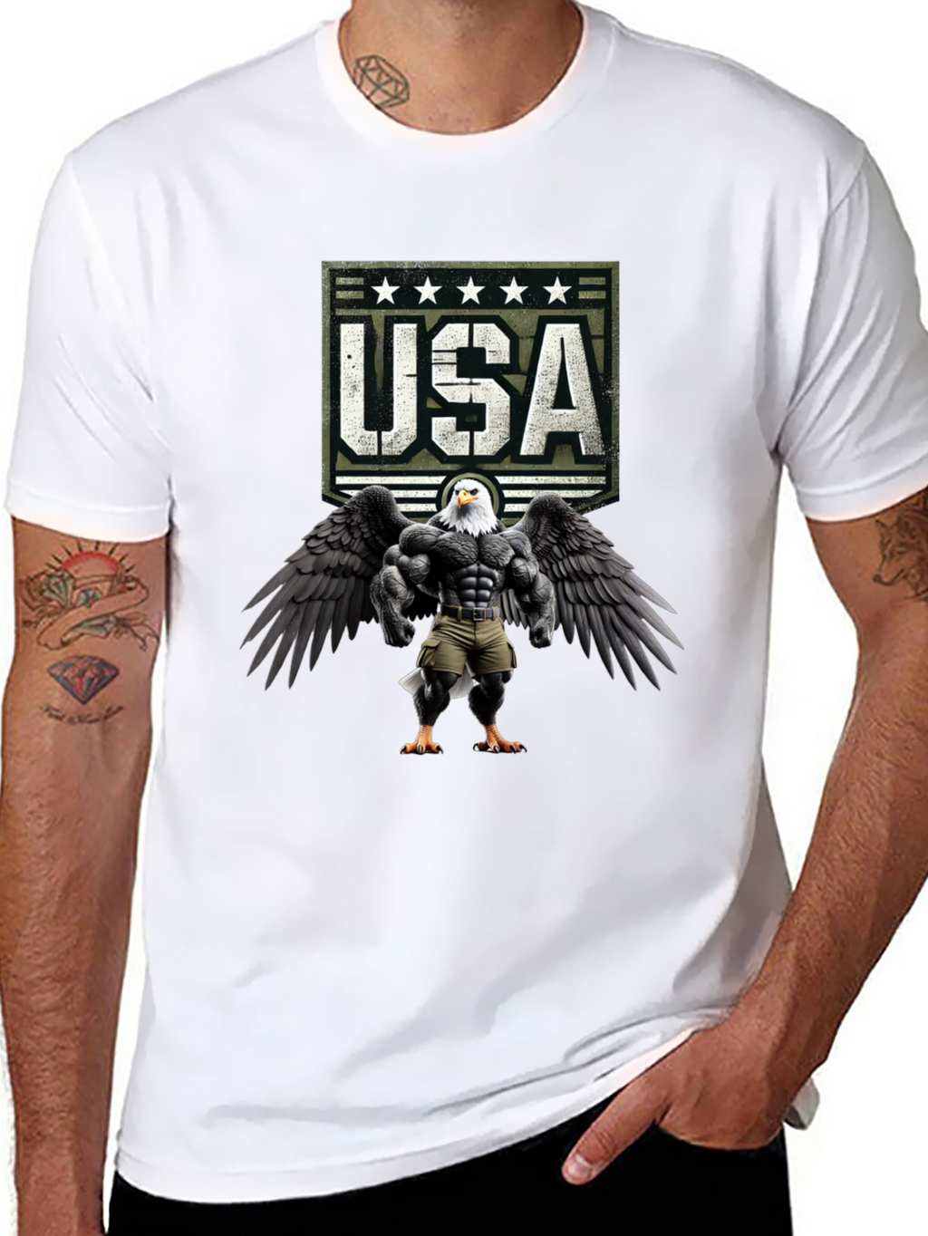 USA Eagle Graphic T-Shirt