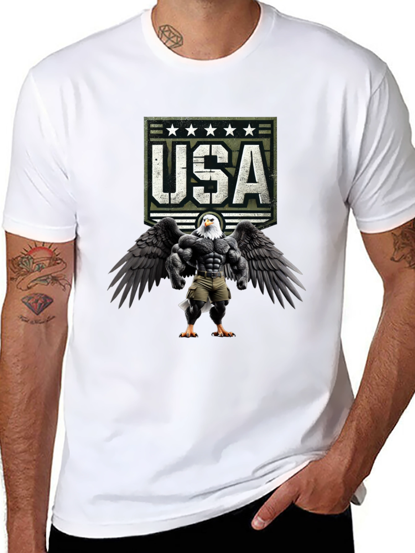 USA Eagle Graphic T-Shirt