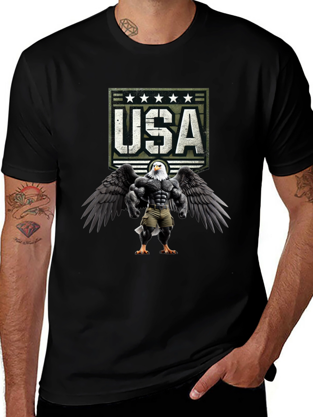 USA Eagle Graphic T-Shirt