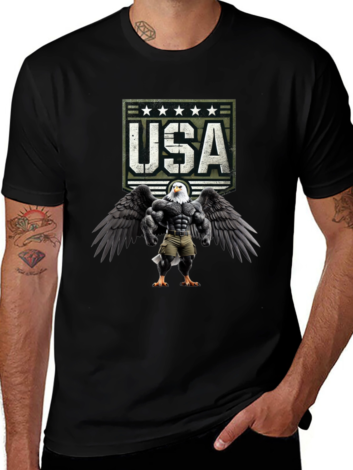 USA Eagle Graphic T-Shirt