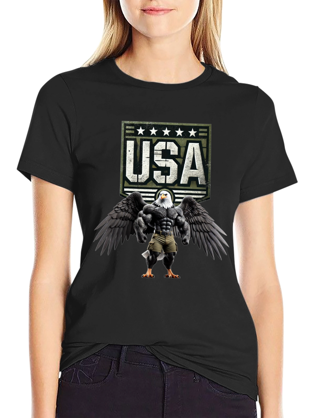 USA Eagle Graphic T-Shirt