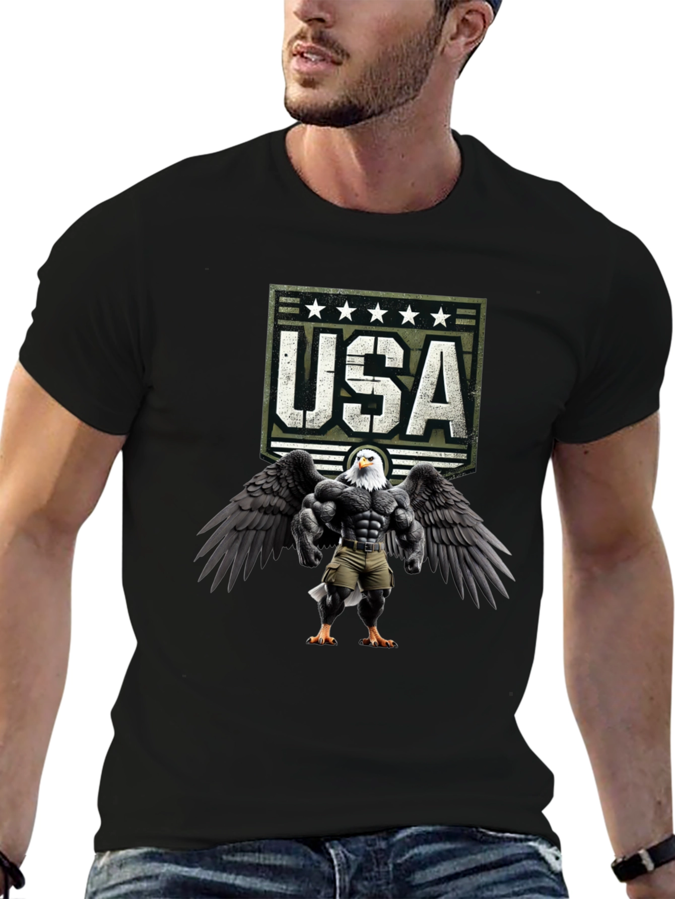 USA Eagle Graphic T-Shirt