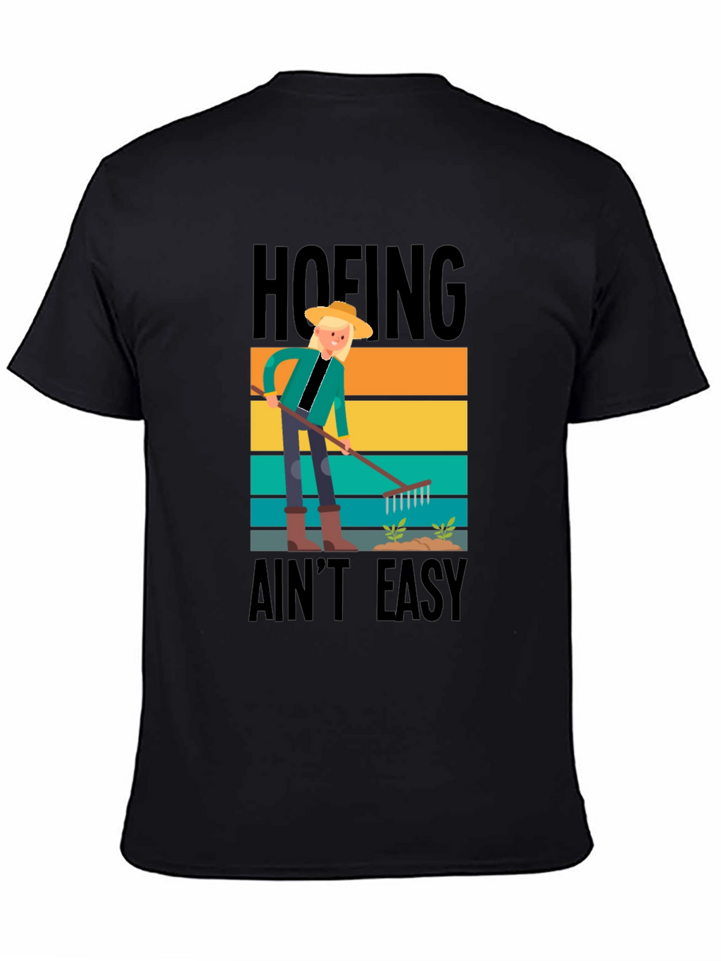 Hoefing Aint Easy Graphic Tee - Gardener Shirt