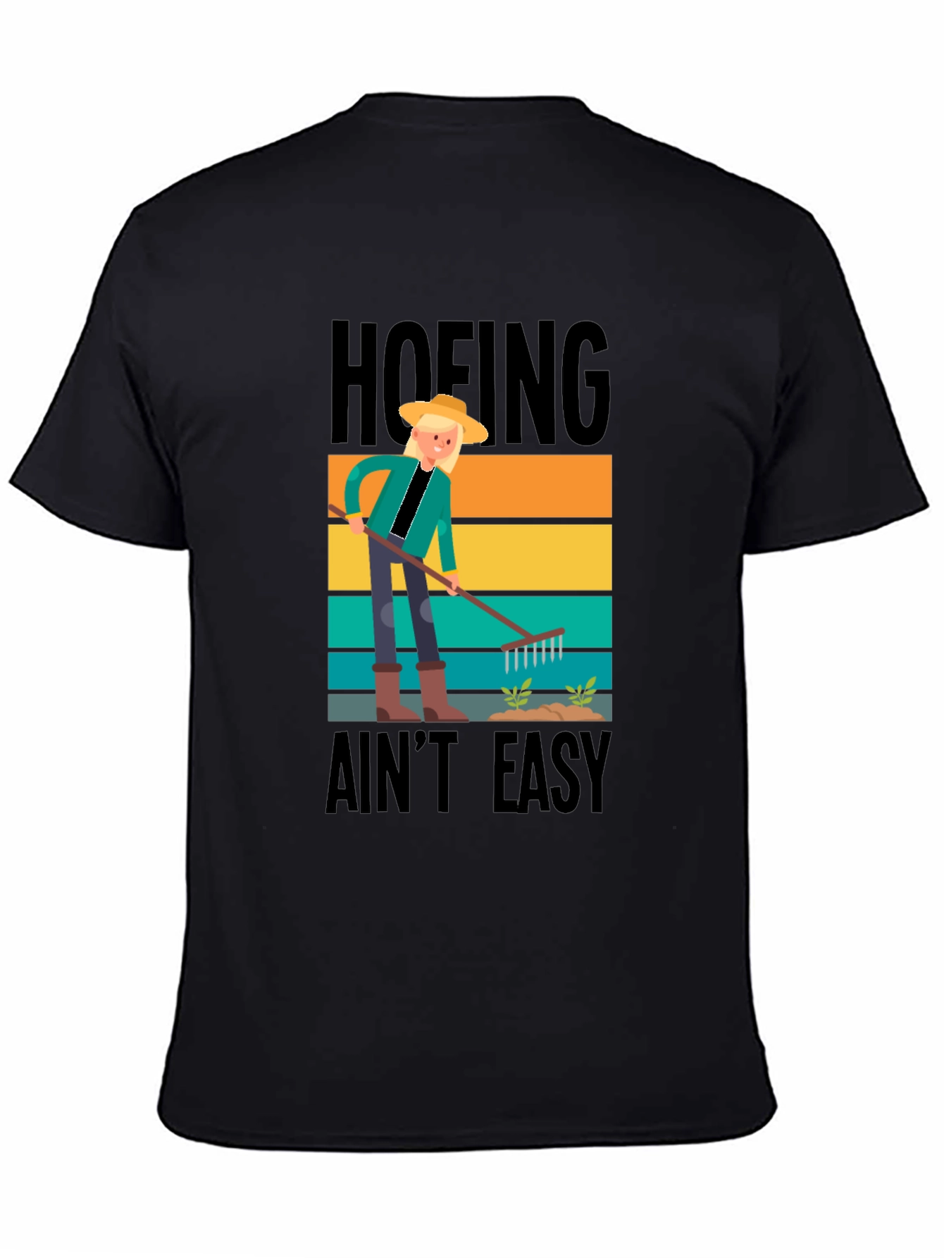 Hoefing Aint Easy Graphic Tee - Gardener Shirt