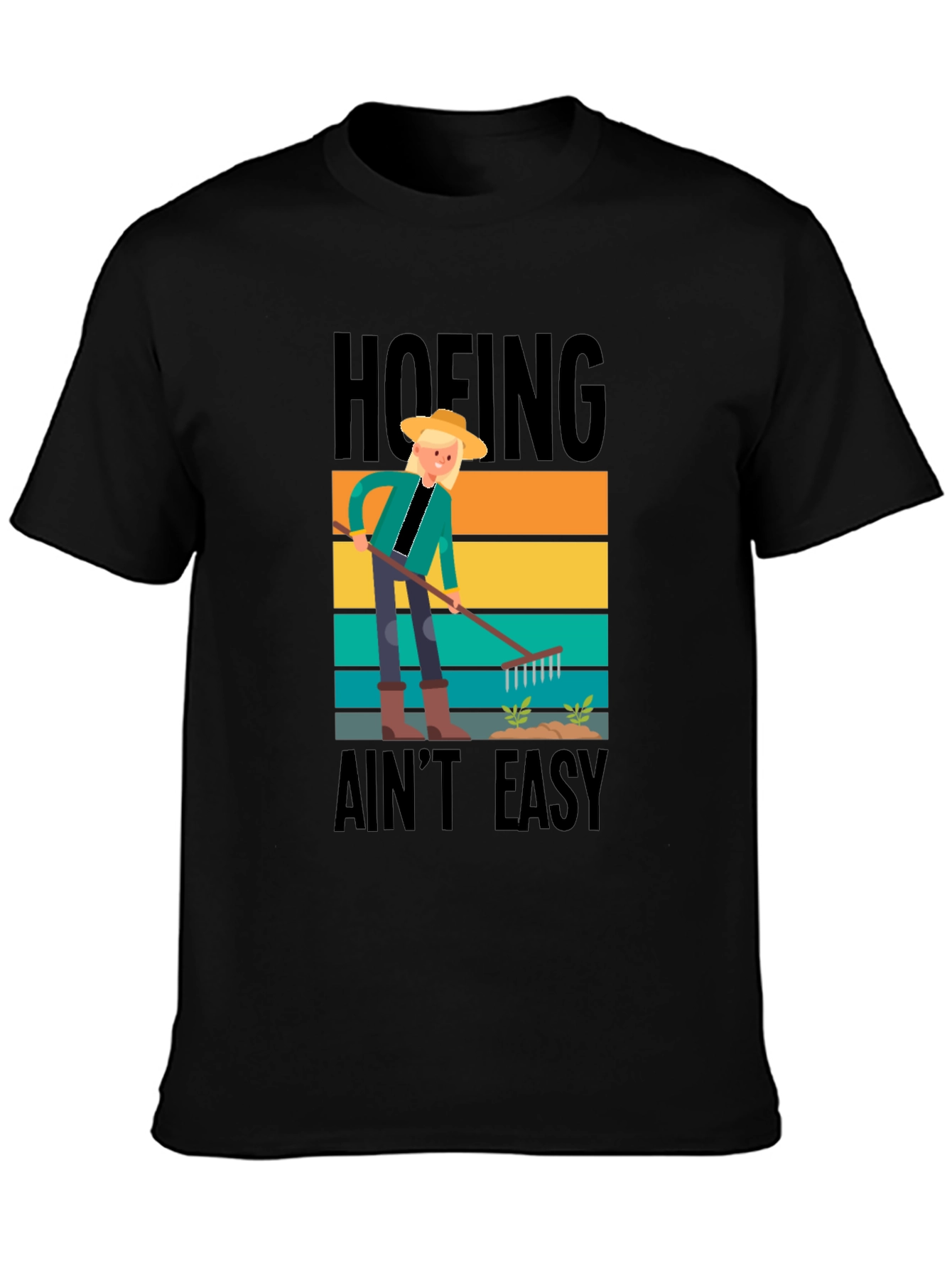 Hoefing Aint Easy Graphic Tee - Gardener Shirt