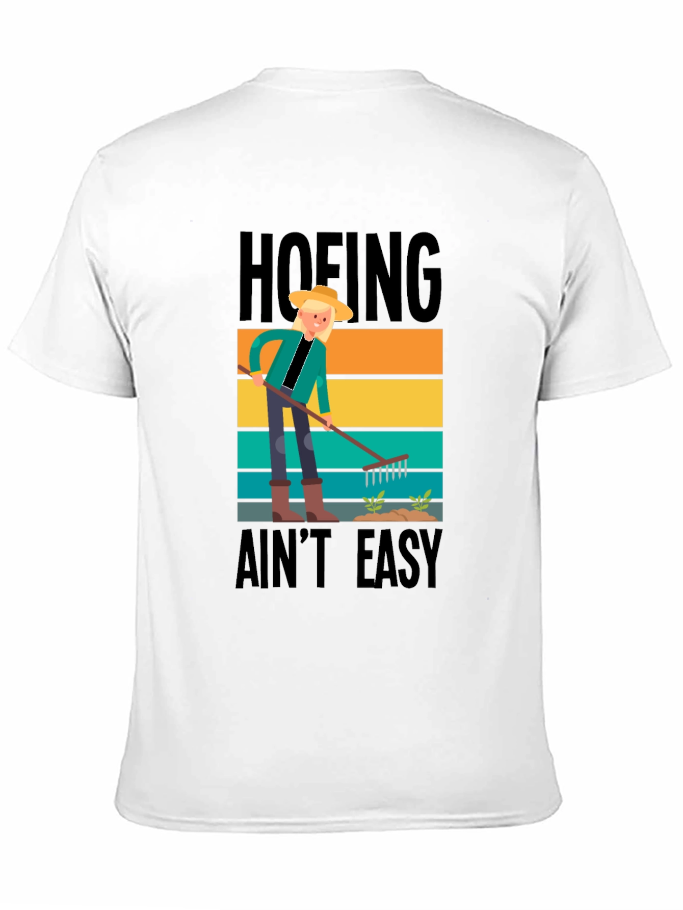 Hoefing Aint Easy Graphic Tee - Gardener Shirt