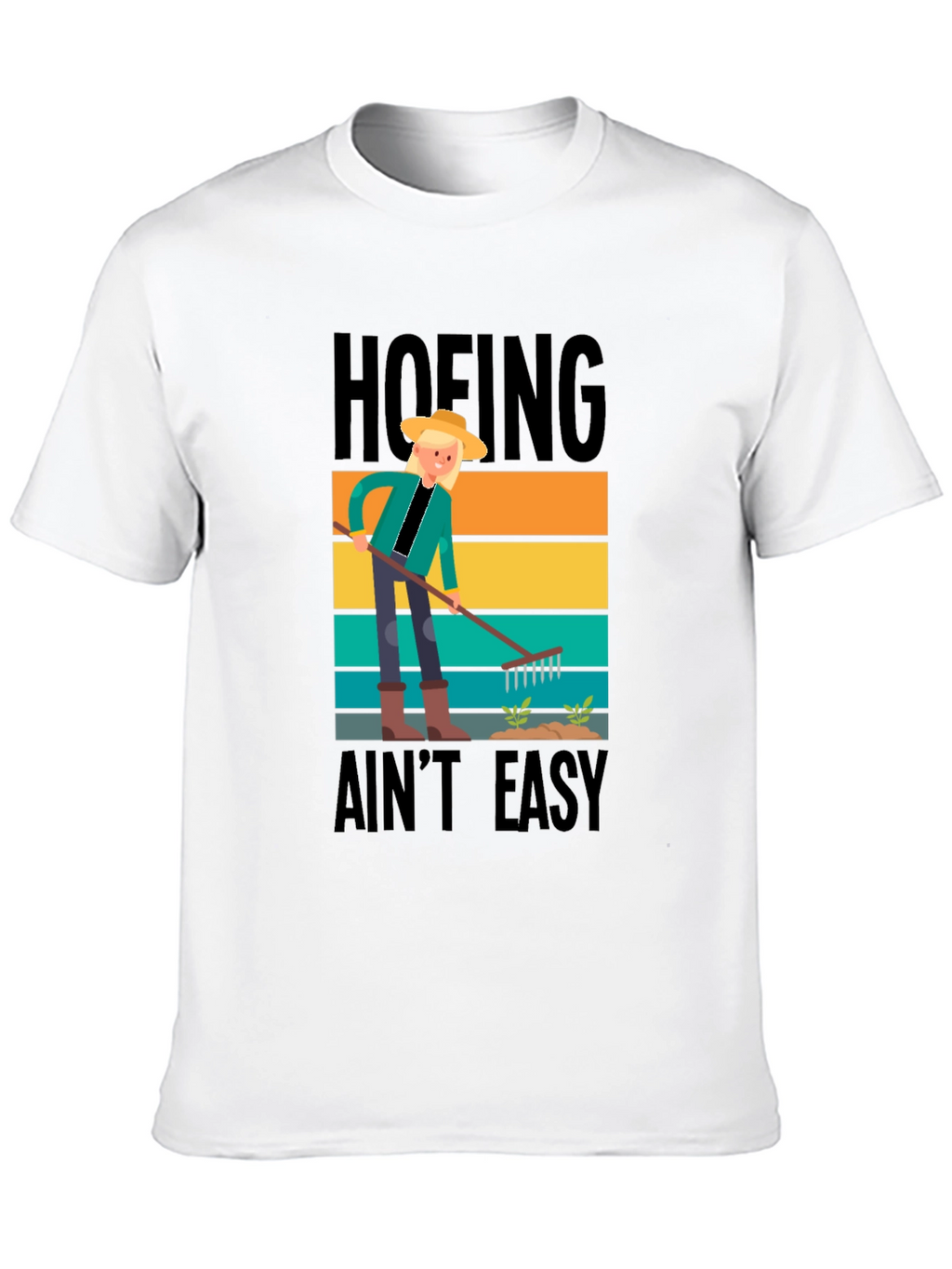 Hoefing Aint Easy Graphic Tee - Gardener Shirt