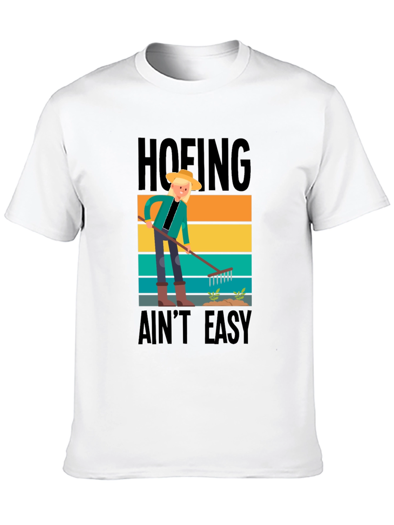 Hoefing Aint Easy Graphic Tee - Gardener Shirt