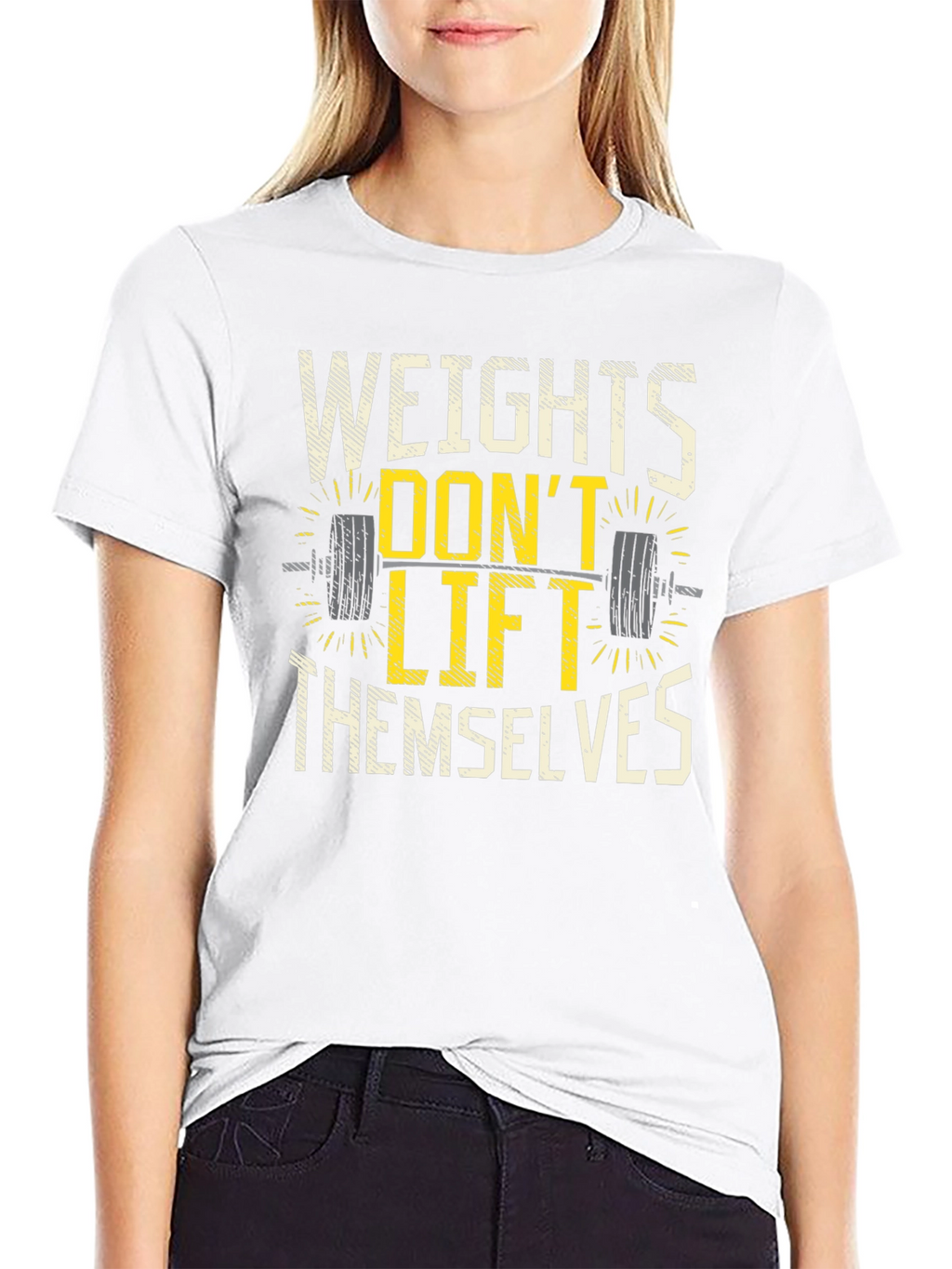 Weights Dont Lift Themselves Graphic T-Shirt