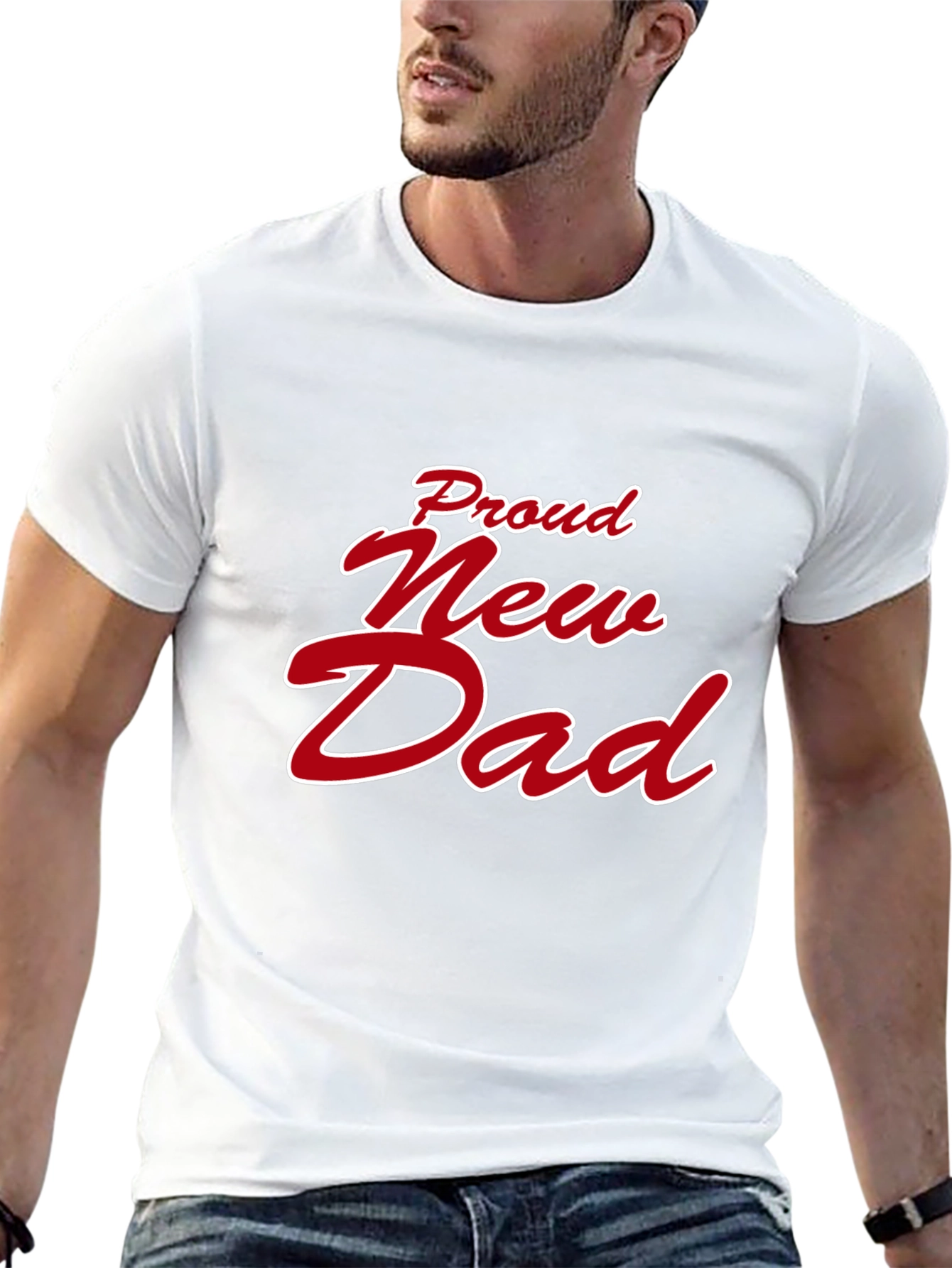 Proud New Dad Graphic T-Shirt