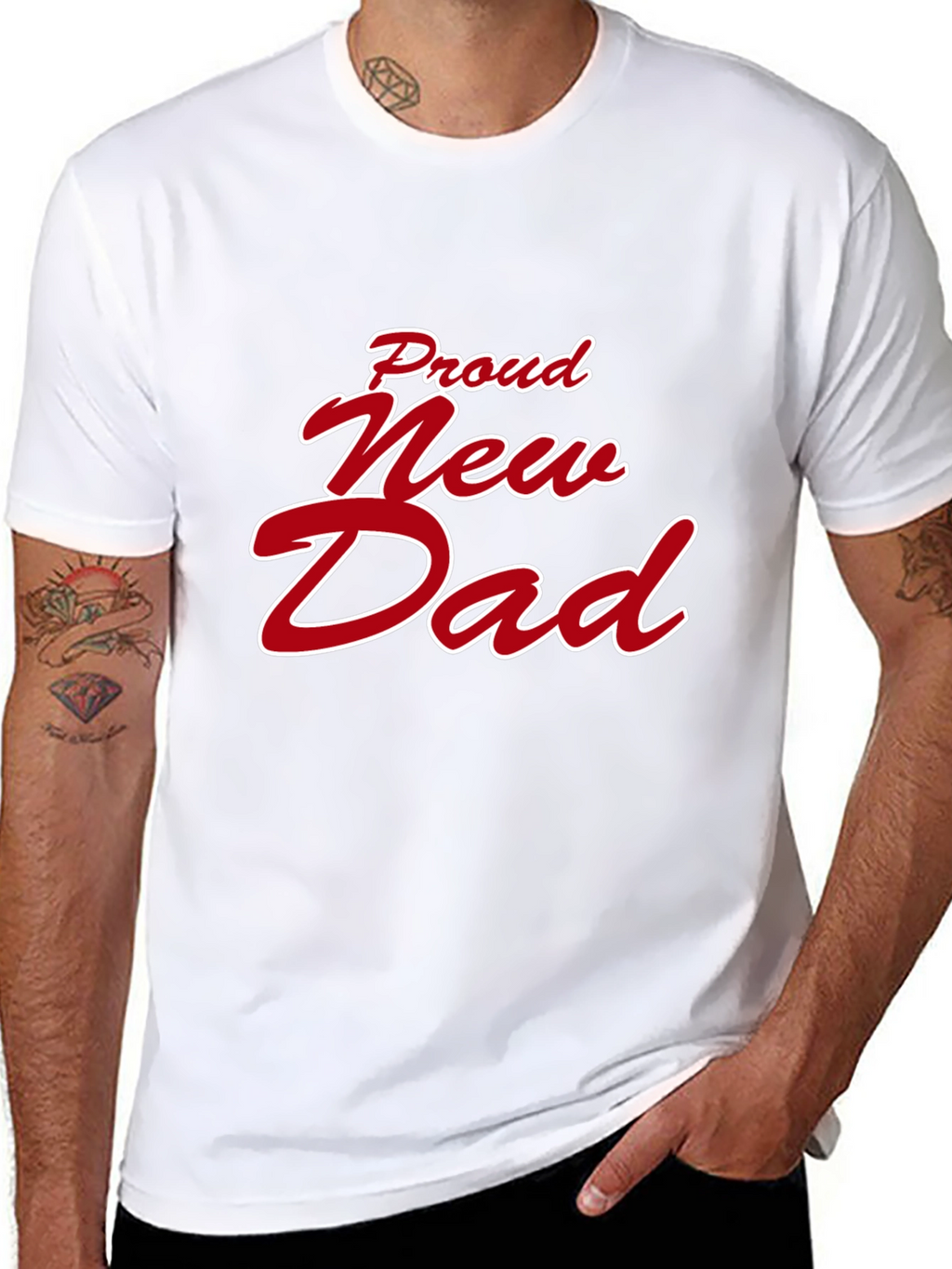 Proud New Dad Graphic T-Shirt
