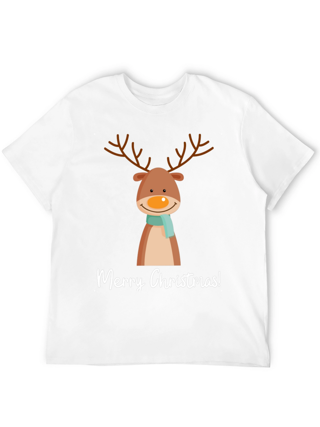 Merry Christmas Reindeer Graphic Tee